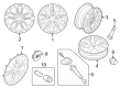 Ford Escape Lug Nuts Diagram - CV6Z-1012-D