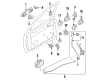 1995 Ford Aspire Front Door Striker Diagram - F4BZ5822008A