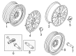 2019 Ford Police Responder Hybrid Spare Wheel Diagram - HS7Z-1007-E