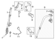 2019 Ford F-350 Super Duty Seat Belt Diagram - JC3Z-15611B08-BA