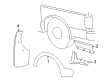 2003 Ford Excursion Mud Flaps Diagram - YC3Z-16A550-AA