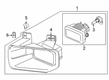 Ford F-350 Super Duty Fog Light Lens Diagram - FL3Z-15200-C