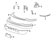 2001 Ford Expedition Spoiler Diagram - XL3Z-17626-BAB