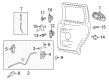 2007 Lincoln Navigator Door Handle Diagram - 7L7Z-7826604-AJ