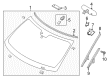 Ford Explorer Windshield Diagram - BB5Z-7803100-B