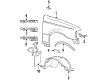 Ford Ranger Fender Diagram - F37Z-16006-A