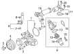 2011 Ford F-150 Thermostat Housing Diagram - BL3Z-8A586-F