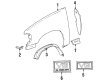 1998 Mercury Mountaineer Emblem Diagram - F7DZ-16098-AA