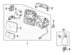 2010 Ford F-350 Super Duty Mirror Cover Diagram - 7C3Z-17D742-A