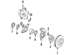 1996 Ford Probe Brake Disc Diagram - YS8Z-1V125-AA