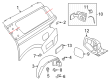 2019 Ford Expedition Fuel Filler Housing Diagram - JL1Z-7827936-B