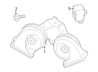 2023 Ford F-150 Lightning Horn Diagram - NL3Z-13832-C