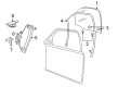 2003 Ford Crown Victoria Window Run Diagram - F8AZ-5421597-AA