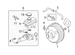 Mercury Mariner Brake Booster Diagram - 9L8Z-2005-A