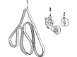 Mercury Grand Marquis Serpentine Belt Diagram - 1W7Z-8620-AA