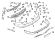 Ford Explorer Bumper Diagram - FB5Z-17K835-ADPTM