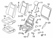 2019 Ford Transit Connect Seat Cushion Diagram - KT1Z-1763841-C