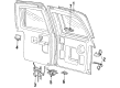 1990 Ford Aerostar Door Handle Diagram - E69Z1143400C