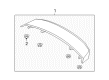 Ford Mustang Spoiler Diagram - AR3Z-6344210-CA