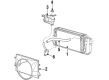 2000 Lincoln Navigator Radiator Hose Diagram - YL7Z-8286-A