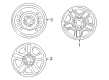 2005 Mercury Mariner Spare Wheel Diagram - 6E6Z-1007-A