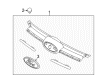 2014 Ford Focus Grille Diagram - BM5Z-8200-A