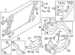 2020 Ford F-350 Super Duty Cooling Hose Diagram - PC3Z-8075-B