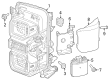 Ford Bronco Parking Assist Distance Sensor Diagram - N2DZ-14C689-A