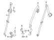 Ford EcoSport Seat Belt Diagram - GN1Z-58611B09-AA