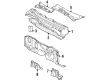 Ford Crown Victoria Dash Panels Diagram - F8AZ5401610AA