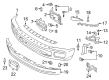 2017 Ford F-250 Super Duty Bumper Diagram - HC3Z-17757-CB