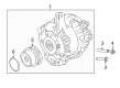 2017 Ford Mustang Alternator Pulley Diagram - FJ7Z-10344-A