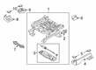 2020 Ford Escape Seat Motor Diagram - MU5Z-14547-A