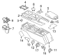 2007 Ford Mustang Center Console Latch Diagram - 5R3Z-63061A34-AA