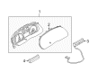 2010 Ford Ranger Speedometer Diagram - 7L5Z-10849-EB