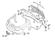 2009 Ford Flex Weather Strip Diagram - 8A8Z-16B990-A