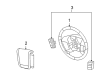 2008 Mercury Milan Steering Wheel Diagram - 8N7Z-3600-AB