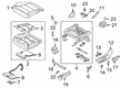 2022 Ford Explorer Seat Cushion Diagram - LB5Z-78632A23-V