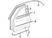 1996 Mercury Mystique Door Seal Diagram - F7RZ-5421453-AA