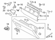 Ford F-250 Super Duty Glove Box Diagram - HC3Z-2506010-CA