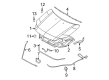 Ford Fusion Hood Diagram - 6E5Z-16612-AA