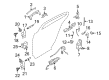 2014 Lincoln MKS Door Latch Cable Diagram - 8A5Z-54221A00-B