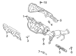 2023 Lincoln Corsair Exhaust Manifold Diagram - LX6Z-5G232-D