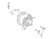 2008 Ford E-350 Super Duty Alternator Diagram - 7C2Z-10346-ABRM