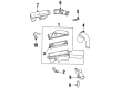 1998 Ford Contour Air Duct Diagram - F7RZ-9B659-BA