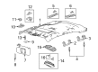 Lincoln Sun Visor Diagram - CE9Z-7404105-AB