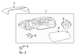 Ford Flex Car Mirror Diagram - DA8Z-17683-CA