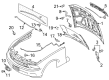 2010 Ford Mustang Lift Support Diagram - AR3Z-16826-A