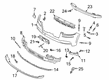 2022 Lincoln Aviator License Plate Diagram - LC5Z-17A385-AA