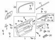 Ford SSV Plug-In Hybrid Door Moldings Diagram - KS7Z-5400014-AA